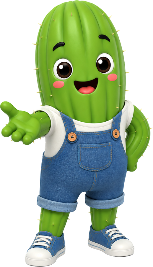 Mascote sorrindo